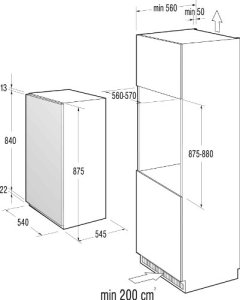 Gorenje-RBI-4093-AW-Khlschrank-A-875-cm-Hhe-100-kWhJahr-115-Liter-Khlteil-17-Liter-Gefrierteil-Abtau-Vollautomatik-im-Khlteil-wei-0-0