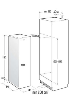 Gorenje-RBI4122AW-Einbau-Khlschrank-A-173-kWhJahr-Khlteil-182-L-Gefrierteil-17-L-wei-Abtau-Vollautomatik-im-Khlteil-Innenbeleuchtung-0-0