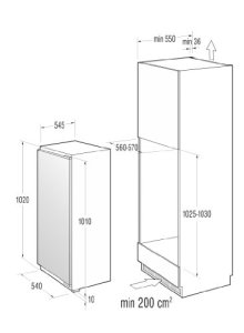 Gorenje-RBI5102AW-Einbau-Khlschrank-A-161-kWhJahr-Khlteil-146-L-Gefrierteil-17-L-wei-Abtau-Vollautomatik-im-Khlteil-Innenbeleuchtung-0-0