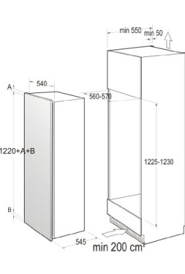 Gorenje-RI5122AW-Einbau-Khlschrank-A-104-kWhJahr-Khlteil-217-L-wei-5-Glasabstellflchen-davon-4-hhenverstellbar-Innenbeleuchtung-0-0