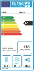 Indesit-IN-S-2312-Einbau-Khlschrnk-A-122-cm-138-kWhJahr-213-L-Khlteil-Schlepptr-Technik-nur-0378-kWh24-Stunden-wei-0-0