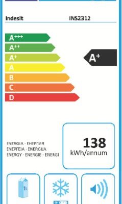 Indesit-IN-S-2312-Einbau-Khlschrnk-A-122-cm-138-kWhJahr-213-L-Khlteil-Schlepptr-Technik-nur-0378-kWh24-Stunden-wei-0-0