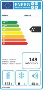 Indesit-SIAA-12-Khlschrank-A-149-kWhJahr-342-L-Khlteil-Glasablagen-175-x-60-cm-wei-0-1