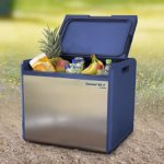 Kompressor-Khlbox-39-Liter-Gefrierbox-230-V-Anschluss-Mini-Khlschrank-Camping-Edelstahl-Blende-0