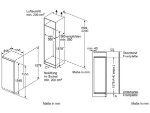 Neff-K-646-A2-Einbau-Khlschrank-A-Khlautomat-158cm-Frost-Gefrierfach-Eis-0-0