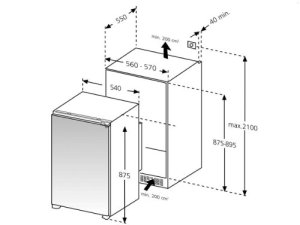 Oranier-EKS-2801-Khlschrank-Khlteil-136-L-0-0