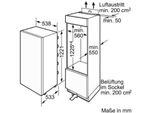 Siemens-KI26FA50-Einbau-Khlschrank-VitaFresh-Festtrtechnik-123cm-Nische-0-0